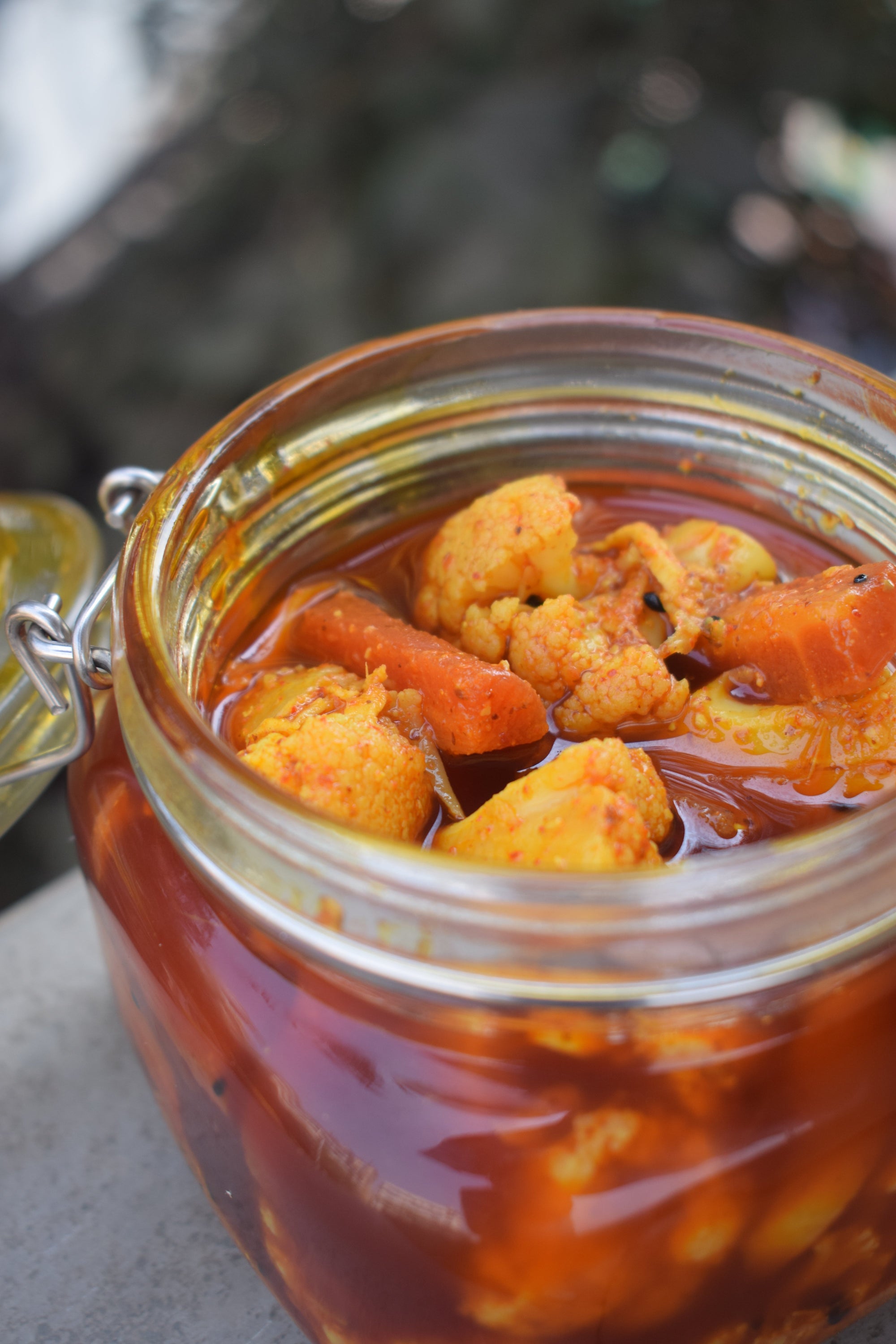 Pickling with RRO – Gobi Gajar Shalgam Achar