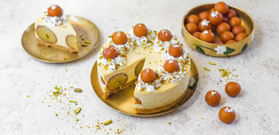 Gulab Jamun Cheesecake Recipe: Indian Fusion Dessert