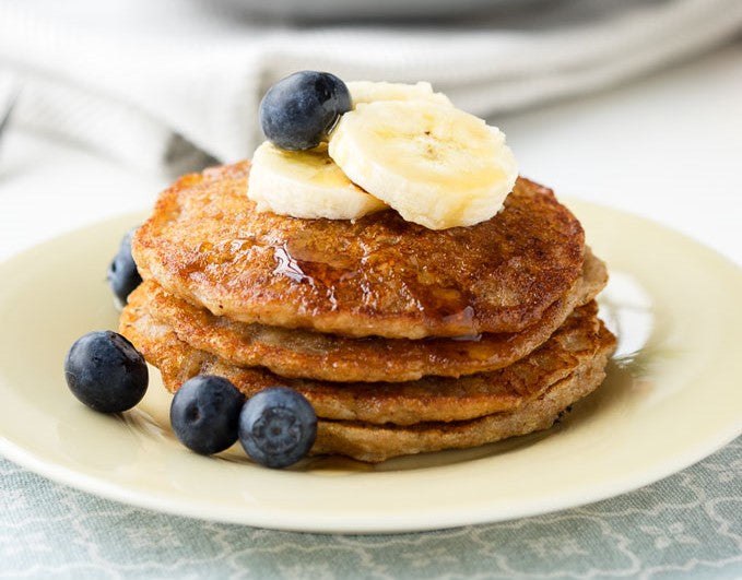 3-Ingredient Banana Cinnamon Pancakes by Roohi