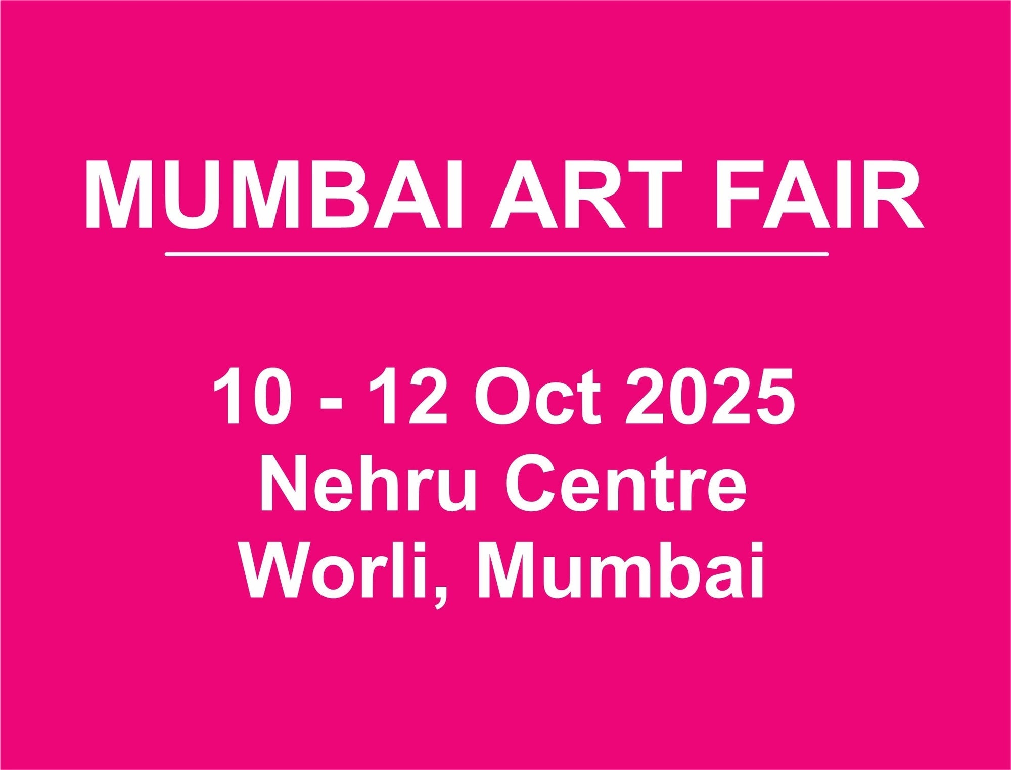 Mumbai Art Fair 2025