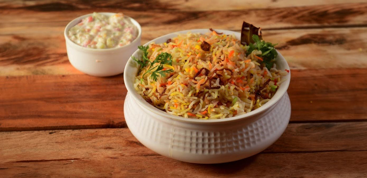 Shahi Veg Biryani Recipe – Nawabi Dum Style