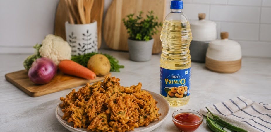 Punjabi Pakora Recipe Using Primio Refined Groundnut Oil