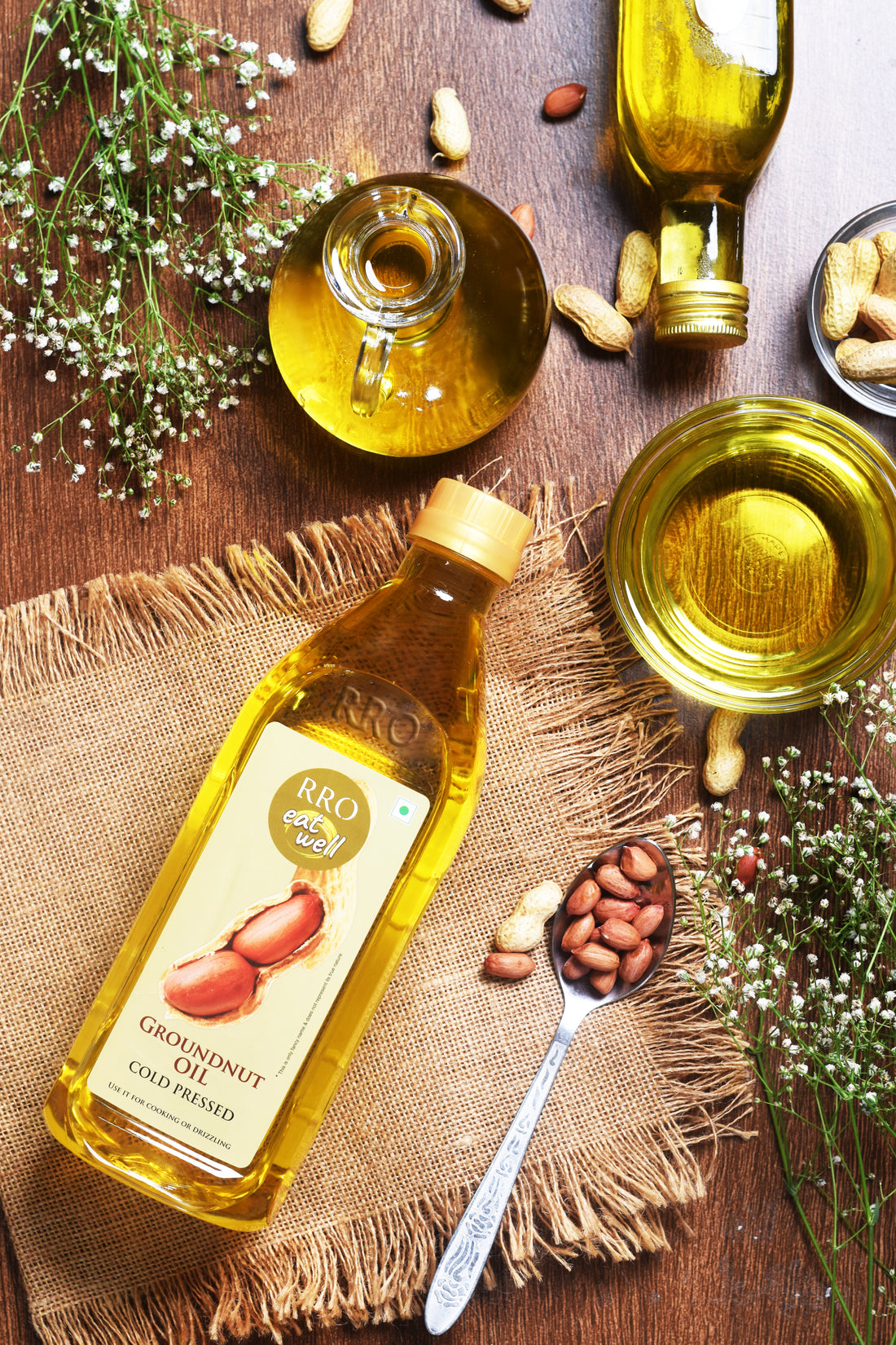 Cold Pressed Groundnut Oil