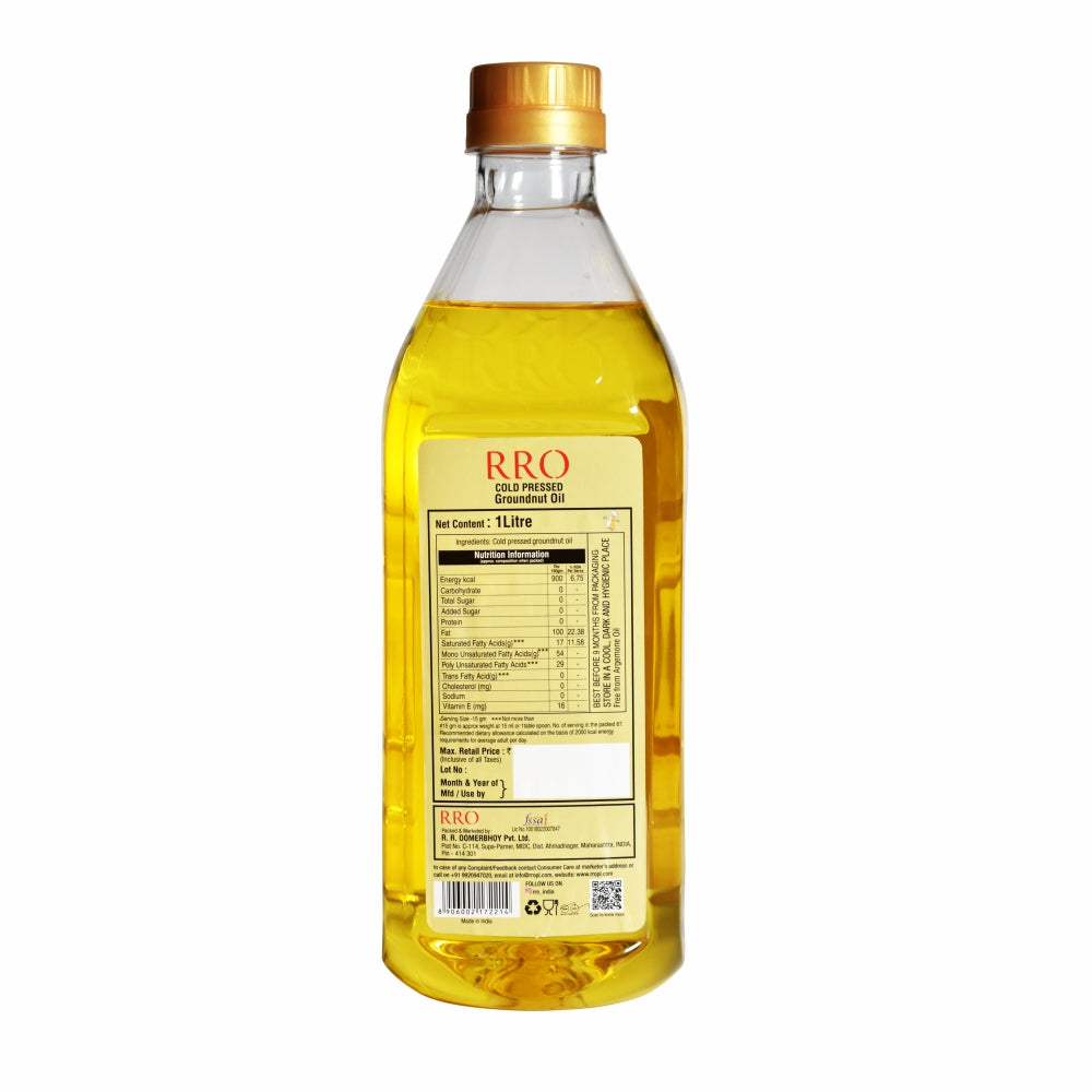 Cold Pressed Groundnut Oil