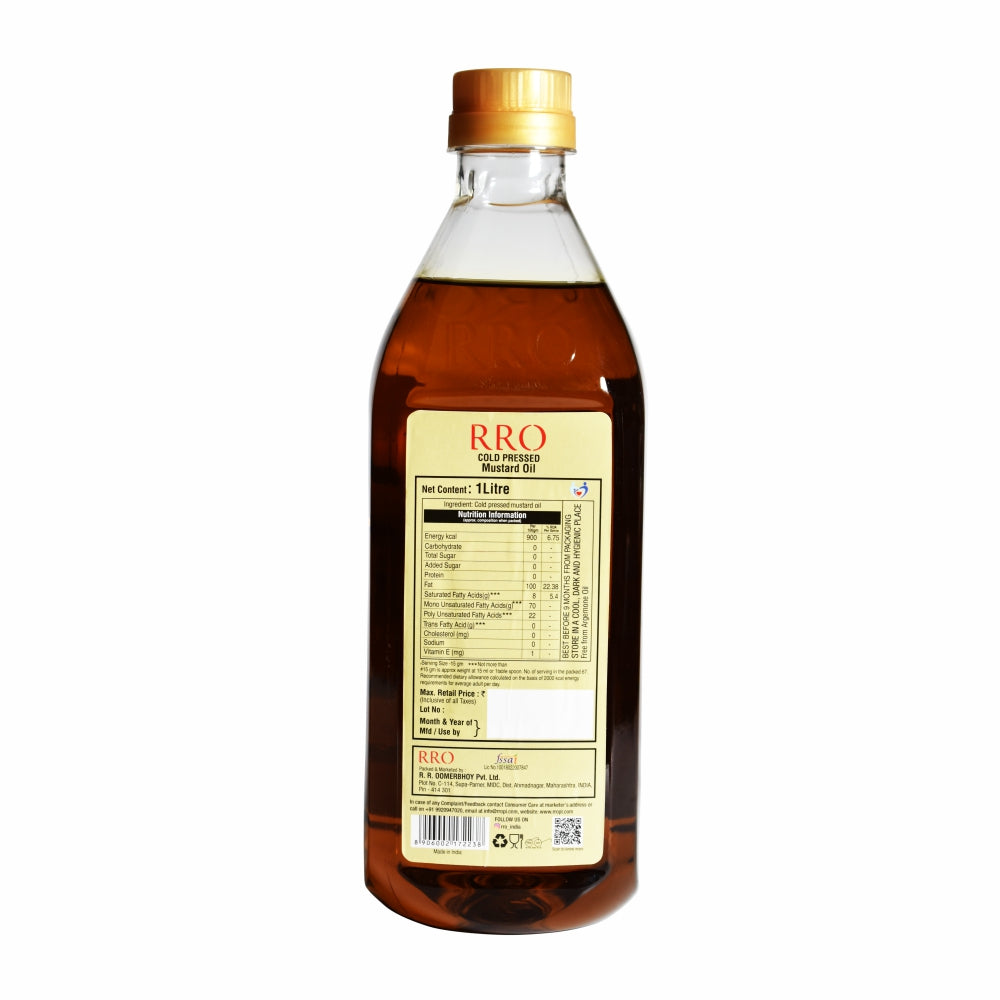 Cold Pressed Mustard Oil