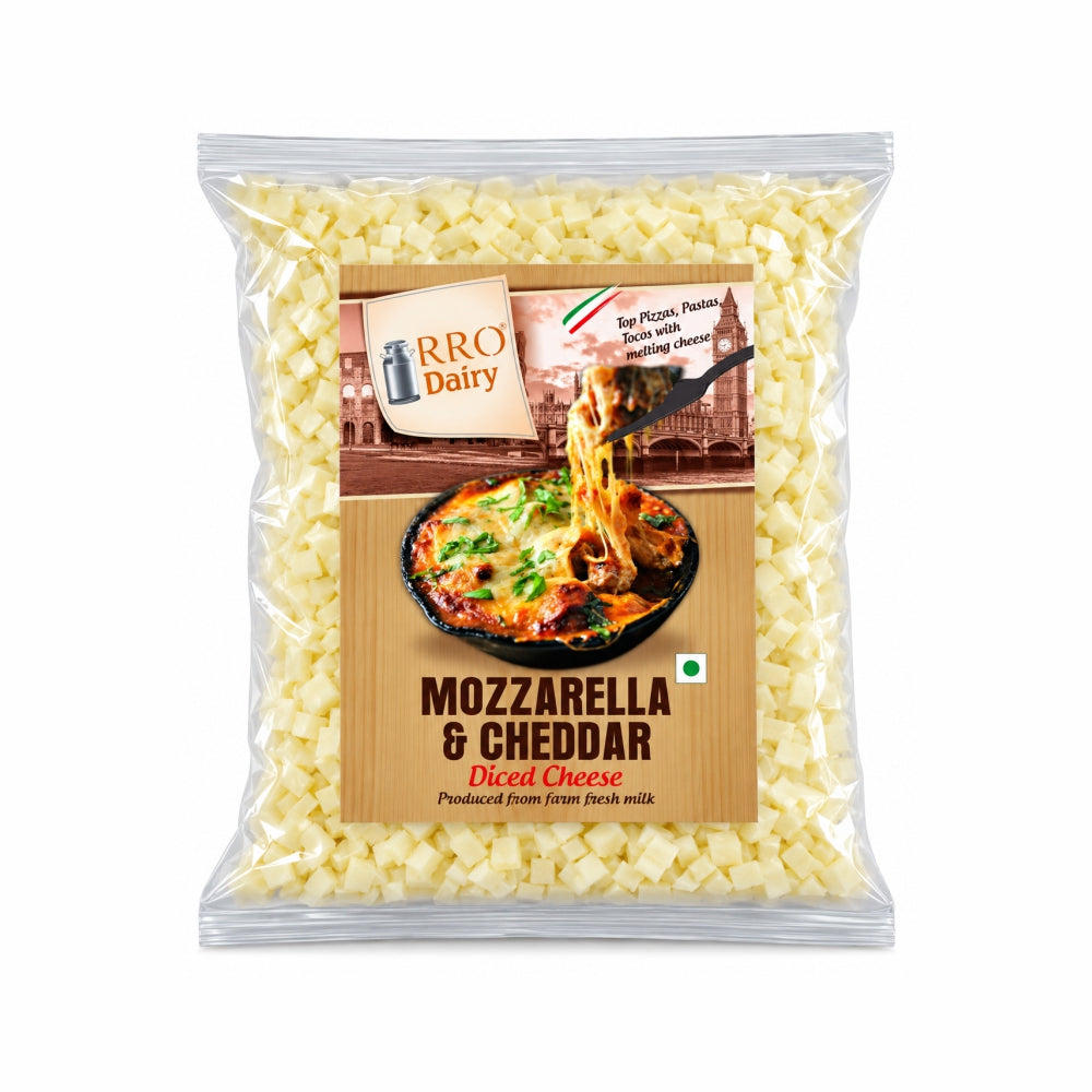 Mozzarella & Cheddar Diced Cheese